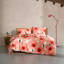 Ensemble de housse de couette en coton rouge Marimekko Unikko-56455702-34935268