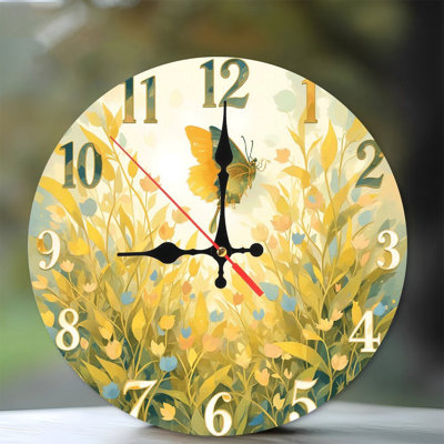 Butterfly Decorative Wall Clock Art for Home Decor
