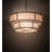 Jayne 6 - Light Beige/Gray Drum Pendant