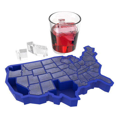 Plateau de glaçons en silicone TrueZoo U, Bleu