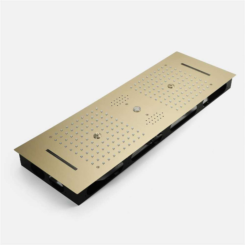 Sora Smart LED Thermostatic Rainfall Shower with Touch Panel Music
