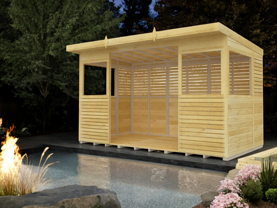 12 x 6 BBQ/Outdoor Kitchen Shelter