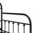 vidaXL Daybed Frame Black 42.13 x 79.92 in Powder-Coated Steel-1664655242-1664655240