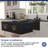 Nova 33" L x 18" W Double Bowl Fireclay Farmhouse Kitchen Sink with Sink Grid and Basket Strainer-81000741
