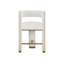 Upholstered Stool with Solid Wood Frame-1517964723