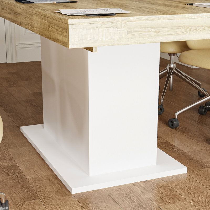 78.7'' Wide Expandable Conference Table For 6-8 People