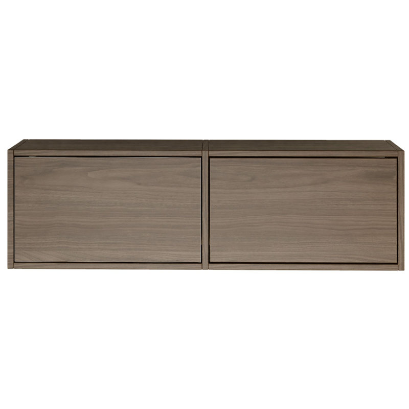 Takiea Unfinished TV Stand for TVs up to 48", Brown Wood