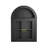 Modern Arched Wall Cabinet With Adjustable Shelves And LED Lighting For Bathroom Medicine Storage-122820569