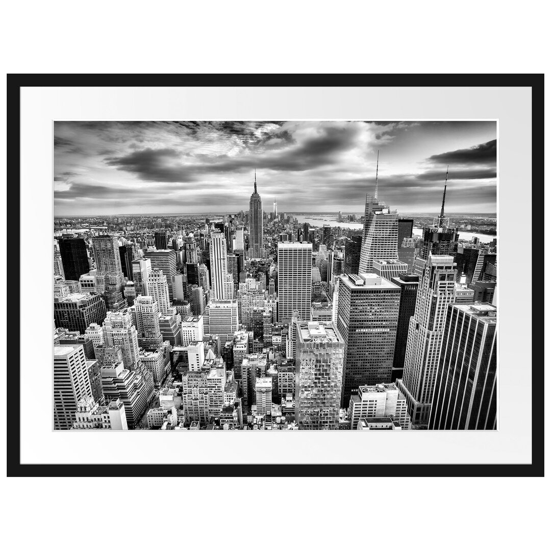 Gerahmtes Poster Skyline von New York