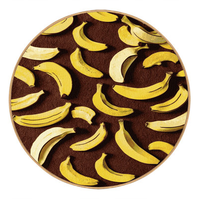 Washable Banana Fruits Area Rug