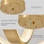 Luminaire suspendu moderne à 2 anneaux en acrylique à DEL à intensité variable de 37 W 4000K de Jansel-1515390457