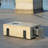 Rectangle Propane Fire Pit Table with Lid-578289023
