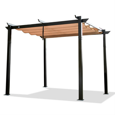 Pergola rétractable d'extérieur avec cadre en aluminium Colby