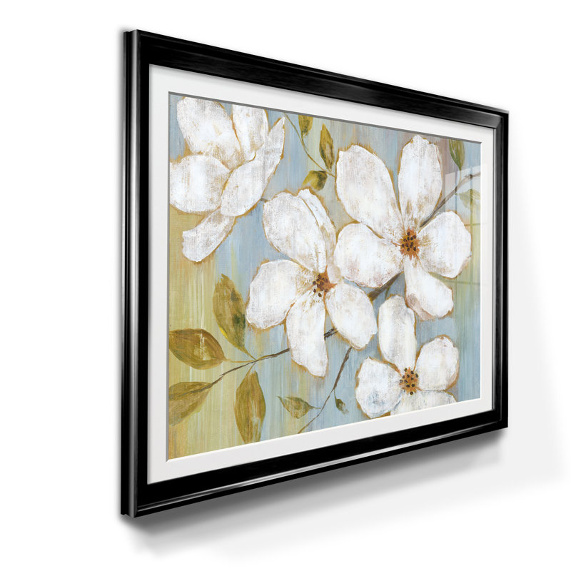 "Blossoms" - Cadre photo, reproduction d'art sur papier, Noir, H 18,5 po x l 24,5 po x P 1,5 po