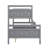 Fashionable Twin Over Full Bunk Bed With Safe Ladder And Protective Guardrail-1342346617