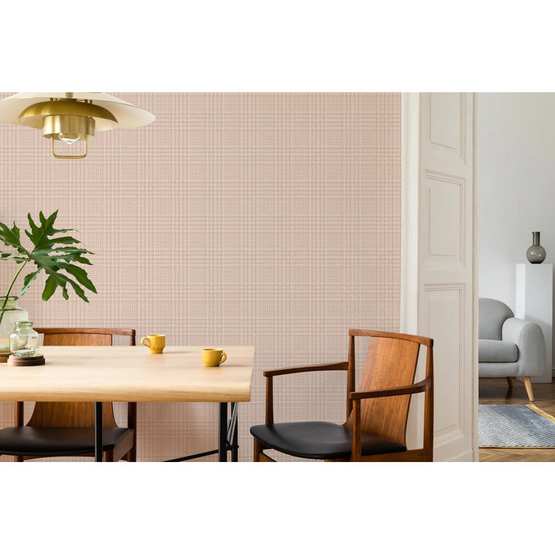 Houndstooth Glen, Blush, Peel & Stick