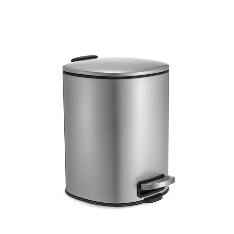Santorini 5L Bin, Silver