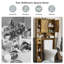 Armoire de rangement au-dessus de la toilette-1497653734