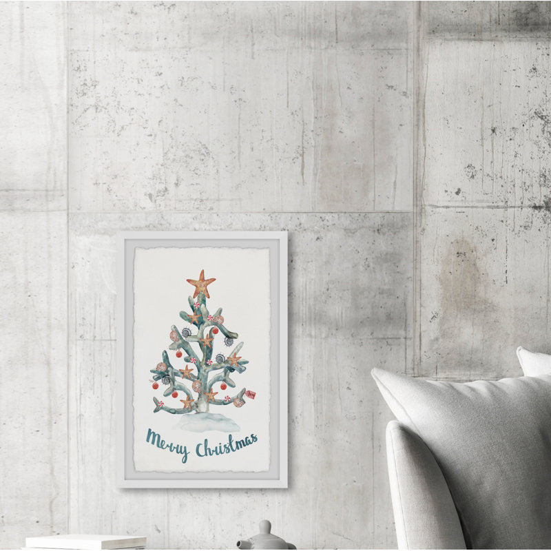 Under The Sea Tree - Single Picture Frame Painting, 45cm H x 38cm W x 3.81cm D