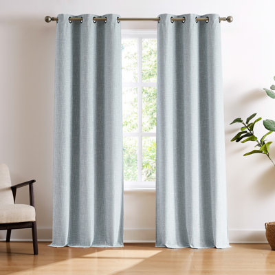 Brookstone Percy Blackout 2-Panel Window Curtain Set