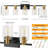 Middlewich 5 - Light Dimmable Vanity Light Mirror Headlights-89511826