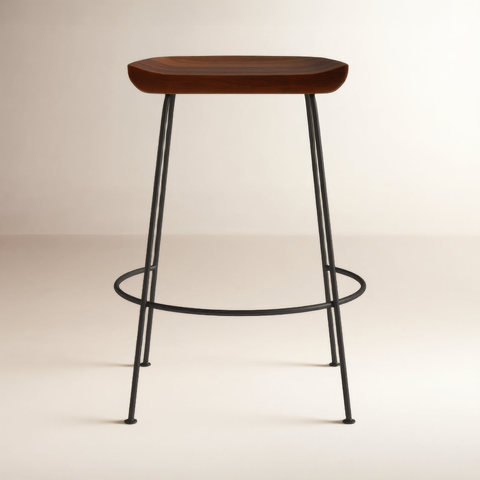 Samanthia Bar and Counter Stool, Chestnut/Black, Counter Stool (24.5" Seat Height)