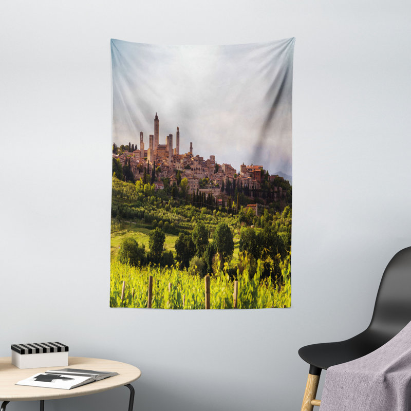 Tapisserie polyester antique, H 60 po x l 40 po