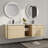 Narnby 68'' Wall-Mounted Double Bathroom Vanity With Ceramic Top-1469529171-1456431557