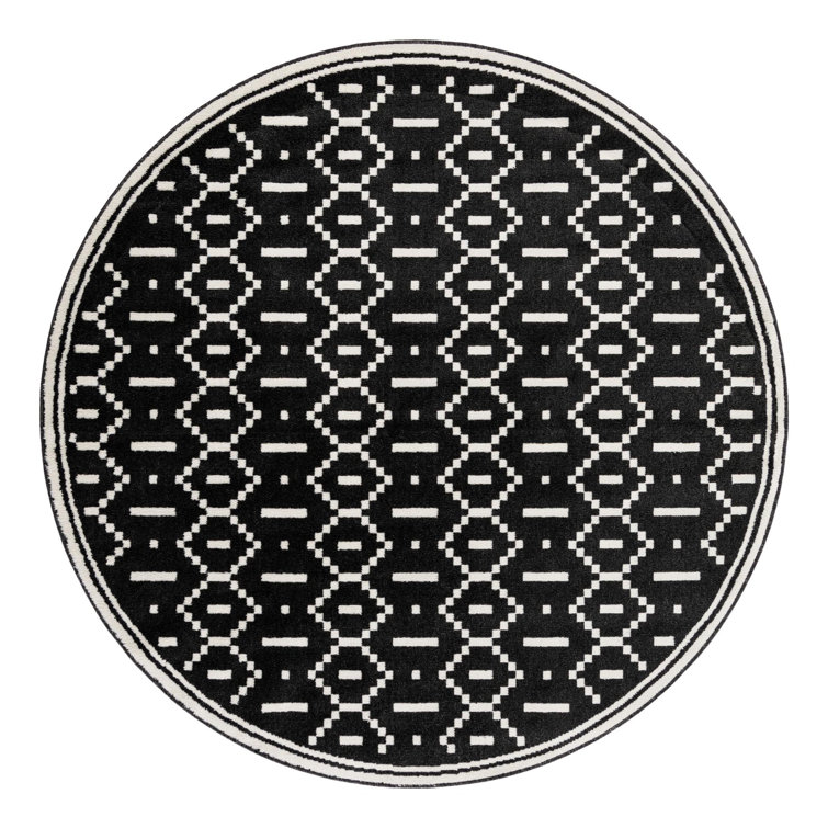 Ivy Bronx Begna Nathanyl Rug Black