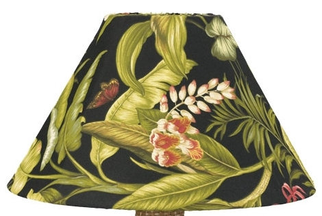 Abat-jour empire sunbrella 14 po, Palmier