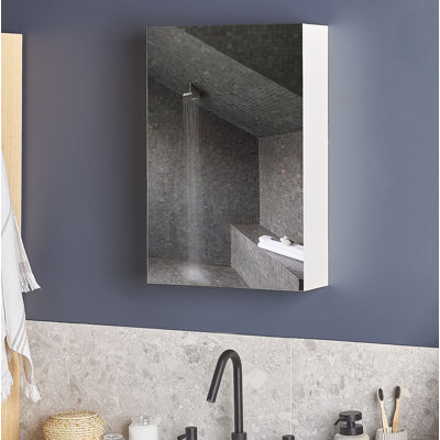 Fairholme Surface Mirrored Bathroom Cabinets with Mirror and 2