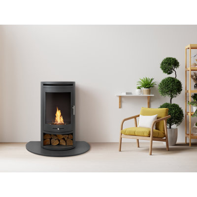 Brayden Studio 43cm W Grey Bio-Ethanol Stove