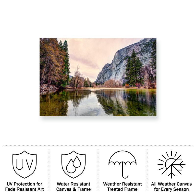 Moderne et contemporain Yosemite Valley, H 16 po x l 24 po