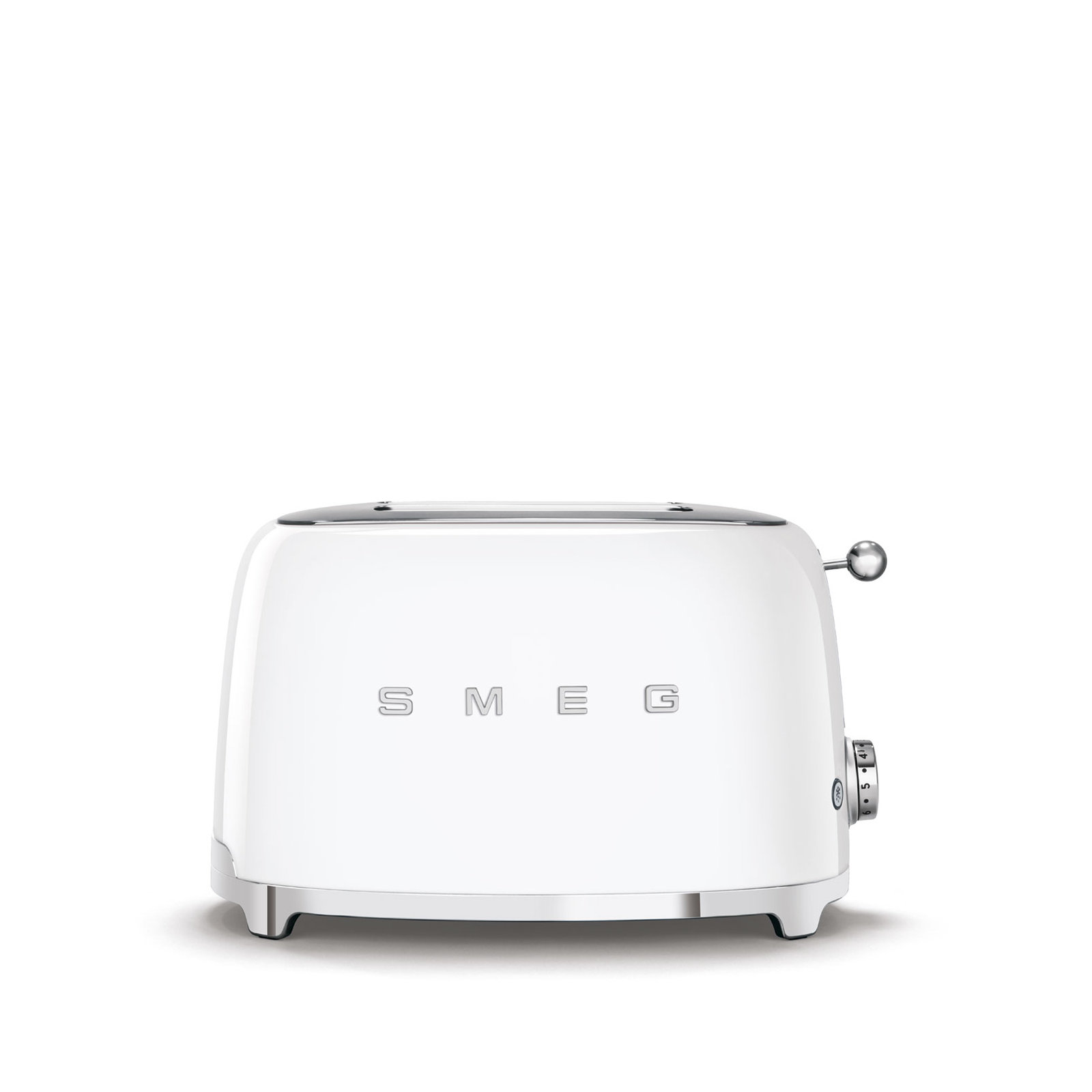 SMEG 50's Retro Style 2 Slice Toaster, White