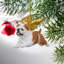 Bulldog Angel Holiday Ornament