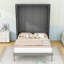 Lit escamotable avec tablettes de rangement Murphy-2016021994