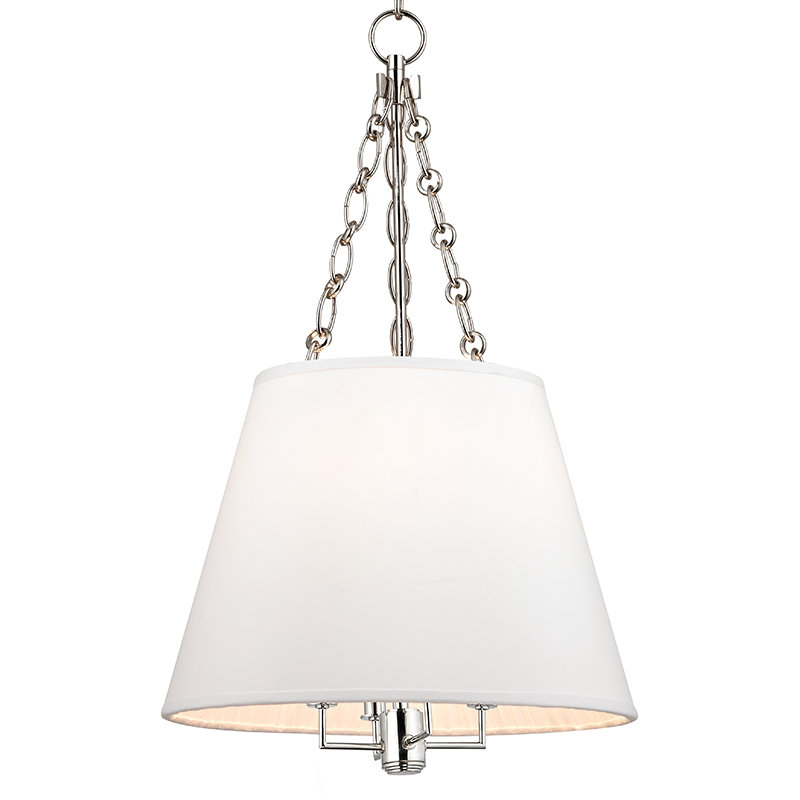 Burdett 4 - Light Pendant, Polished Nickel