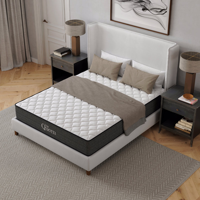 10 Inch Cooling Gel Hybrid Mattress, Twin, 10"