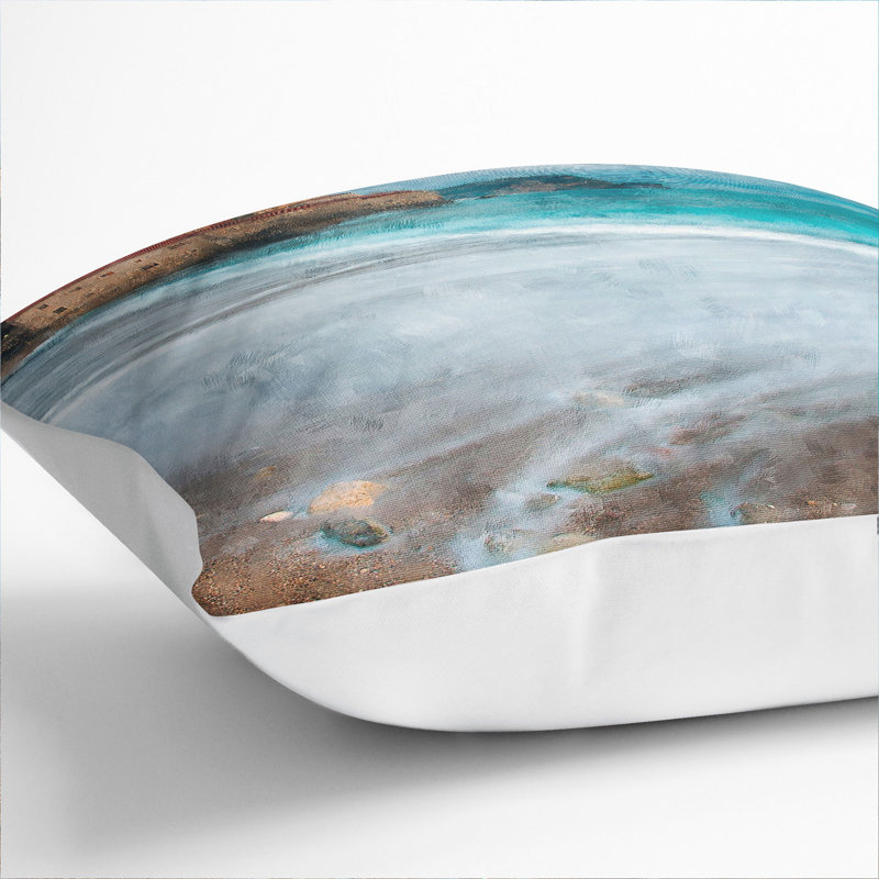 Square Cushion, 55cm H x 55cm W x 20cm D, White