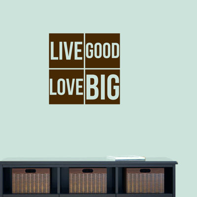 Décalcomanie murale big good love big Weathers
