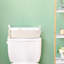 Panier de rangement pour papier hygiénique, décoration de salle de bain Boho, petit organisateur tissé pour papier hygiénique, articles essentiels pour la salle de bain et rangement à la maison