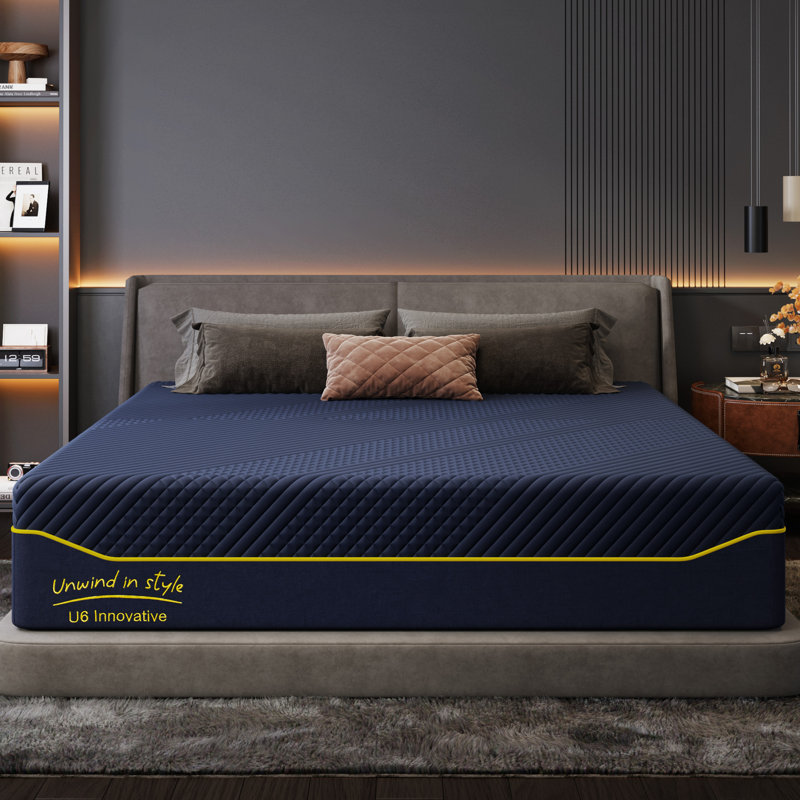 14 Inch Mattress King Size, Medium Cooling Gel Memory Foam Mattress In a Box, King, 14"