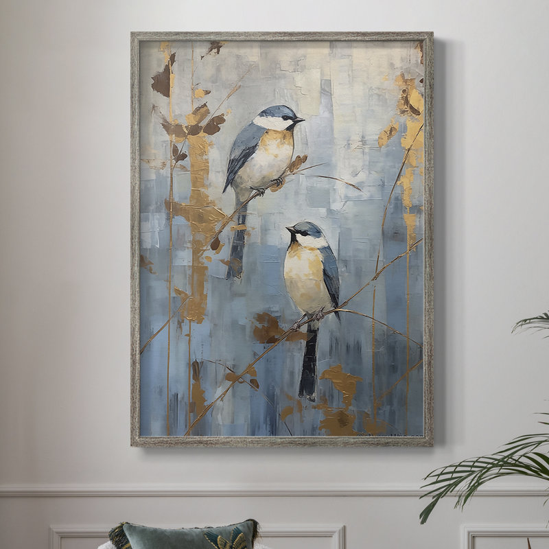 Série ANIMALS, impression encadrée, bois massif