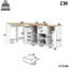 197 cm W Kitchen Island with-745217104