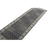 Distressed Homage Hand Knotted Wool Geometric Area Rug