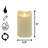 Weather Resistant LED Candle with Flickering Flame-326405158