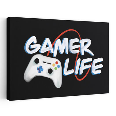 Art contemporain abstrait Gamer Life