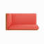 X-BACK RIGHT CORNER BENCH, RED-2079093727