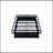 Modern Style Heavy Duty Cal King Size Bed Base Frame Made With Metal In Black