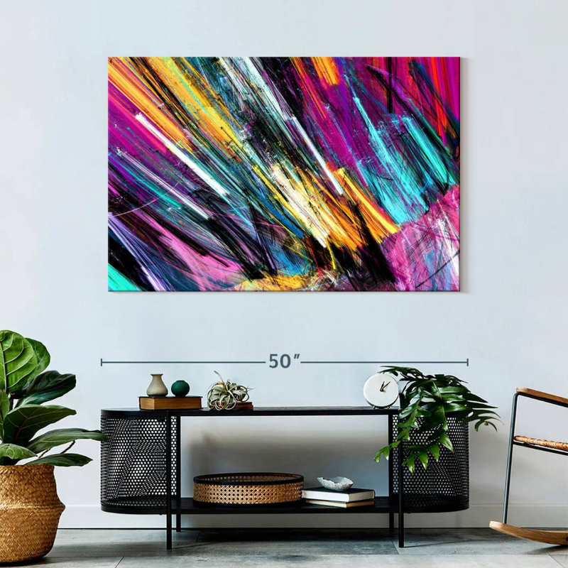 Avery Rainbow Abstract, 32" H x 48" W